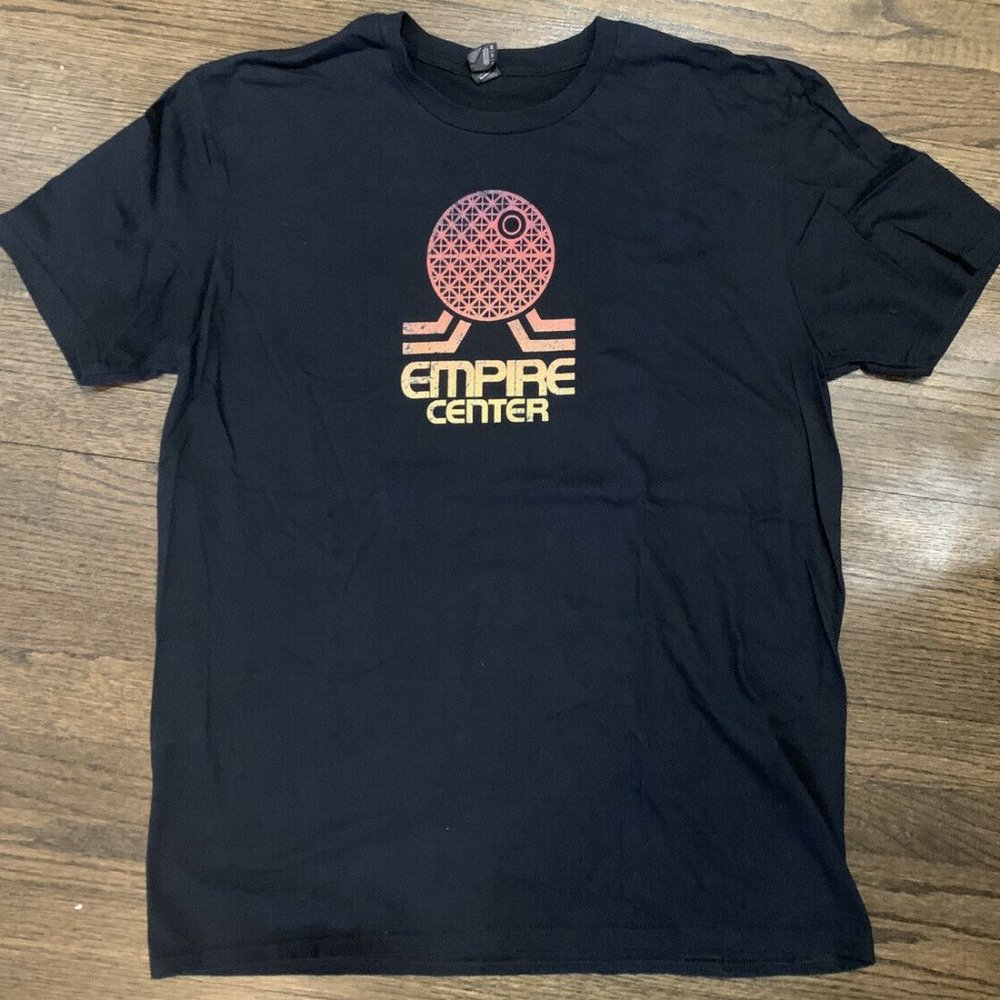 Star Wars Empire Center EPCOT Spaceship Earth Black Men’s XL Disney World